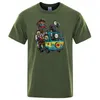 Maniac Park horrorfilm thema Jason clown zag tops heren Halloween grappig tee shirt zomer korte mouw mannen t 220620