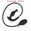 Opblaasbare Dildo Voor Anale Plug Mannen Butt Expander Vrouwen Vaginale Dilatator Machine 15cm Maximale sexy Speelgoed Paar Bondage set Erotische