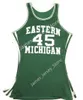 NCAA Custom Eastern Michigan EMU genähtes Basketballtrikot 21 Emoni Bates 5 Noah Farrakhan 13 Mo Njie 33 Derek Ballard Jr. 23 Thomas