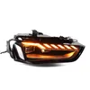 Akcesoria samochodowe dla A4 S4 20 13-20 16 RS4 LED Auto Reflights Drl Dynamiczna lampa sygnałowa Animacja soczewki Bicofal Frontlight