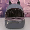 Backpack Designer para Mulher Lona Médio Laptop Viagens Escola Das Mulheres Preto Mochilas Bolsa Moda Clássico Duplo Letra Bolsa Estilo Mola Homem Zipper Bag