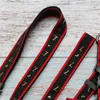 Designer Dog Collar Leashes Set Classic Bronzing Letter Pet Collars Nylon Car Seat Belts No Pull Dog Harness Small Medium Large Dogs 5951 Q2