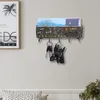 Крюки Rails Art Wall Mounted Hanging Holder Horse Keys Keys Organizer Organizer Stand Key Shlef Aclet для декорации комнаты.