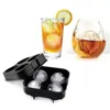 Whiskey Cube Maker Ball Mould Brick Round Bar Accessiories High Quality Black Color Ice Mold Kitchen Tools 220611