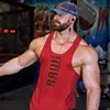 Heren katoenen tanktops shirt gym fitness vest mouwloze mannelijke casual bodybuilding sportman workout kleding kleding 220527