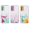 Fashion Marble Soft TPU -fall för Samsung S22 Ultra Plus A33 5G A53 A73 A23 M23 Natural Granite Rock Stone Kvinnlig CLEAR PRINT COLCK SUCK STOLE CASE CALL COVER