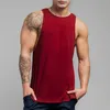 Ontwerp Mannen Merk Kleding Gym Mouwloos T-shirt Bodybuilding Tank Tops Heren Zomer Fitness Spier Vest O-hals Training Tanktop W220426