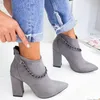 Hot 2 Couleur Femmes Chaussures Hiver Automne Femmes Botas Chaussures Casual Femmes Talons Hauts Pompes Bottines Chaudes Mujer Zapatos Taille 3543 Y200115