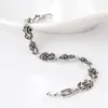 Link Chain Kinel Ethnic Antique Tibetan Silver Bracelets For Women Gray Crystal Stones Flower Bracelet Vintage Jewelry Wholesale 2022 Lars22