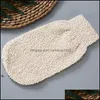 Bath Brushes Sponges Scrubbers Bathroom Accessories Home Garden New 12X22Cm Natural Exfoliating Glove Body Rra12998 Drop Delivery 2021 Yk