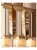 Lâmpadas pendentes de cobre Restaurante americano Chandelier Sala de jantar doméstica Aumfera pequena iluminação de jardim Três cabeça moderna e
