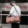 Duffel Bags Outdoor-Sport-Turntasche für Damen und Herren, Multifunktions-Trainings-Fitness-Umhängetasche mit Schuhtasche, Leder-Reise-Yoga-Handtasche 220626