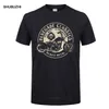 Vintage Glory Bounds Motorcycle USA Camiseta Heavy Metal Hombres Camiseta Motor Tops 100% Algodón Retro Tees Hombre 220408