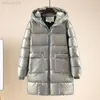 Fashion Parkas Winter Jacket Womens New Glossy Cotton Padded Hooded Coat Casual Female Loose Long Snow Outwear Parkas L220730