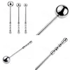 Nxy Anal Toys Sex Shop New Straight Stainless Steel Plug Butt Plug Ball Metal Hook Dilator Adult Games Anus for Men Women 220506