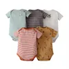 2022 Estate 5 Pz/lotto Set di Cotone Neonato 6-24 M Vestiti Del Bambino Della Ragazza Shorts Ragazzi Tute Delle Ragazze Della Tuta abbigliamento Per Bambini Set