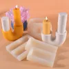 Round Randle Silicone Diy Geometric Ushaped Candlestick Candle Holder Making Kit Soap Resin Mold Gifts Craft Home Decor 220629