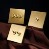 Switch Type verborgen wandlicht Toggle 1-4 Gang 2-weg Vintage Brass Lever roestvrijstalen champagne gouden paneelschakelaar