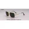 Moda metal kare tarzı tasarımcı güneş gözlüğü unisex vintage klasik marka tasarım güneş gözlükleri oculos de sol gafas en kaliteli 54mm lens 1969 Rainess Ban Bands Pr5n