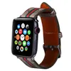 Apple Watch Band 7 45mm 남성 가죽 디자이너 팔찌 42mm 시계 밴드 Iwatch 시리즈 3 38mm 스트랩 드래곤 패턴 스마트 워치 시계 미국 영국
