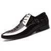 Dress Shoes Men Leather Wingtip Gesneden Italiaans formeel Oxford Plus Size PU Business Office Luxe