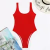 Swimsuit Kobiety seksowne strzałe stroje kąpielowe Monokini Bathing Kącian Brazylijskie garnitury pływackie Kobieta lato L 220621