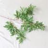 ONE Faux Flower Long Stem Fig Leaf Simulation Autumn Greenery for Wedding Home Decorative Artificial Plants