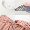 Girls Clothing Sets Summer Cotton Vest Twee -delige mouwloze kinderen Casual mode peuter kledingpak broek 220620