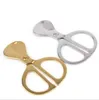 Newest Handle Stainless Steel Metal Cigar Cutter Knife Scissors Tobacco smoking Tools Accessories Pipes Oil Rigs 2 colors