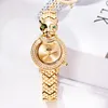 Montres-bracelets léopard 3D Bling diamant Quartz femmes montre mode décontracté dames femme or bijoux horloge montres-bracelets montres-bracelets
