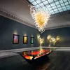 100% Mouth Blown Pendant Lamps CE UL Borosilicate Murano Style Glass Dale Chihuly Art Hall Pendant Lobby Magnifying Lighting