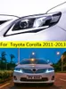 LED-strålkastare för Corolla Strålkastare 2011-2013 Toyota High Beam Daytime Running Lights Xenon BULB Turn Signal Front Lamp