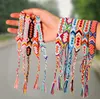 Vintage Bohemian 1.4CM Width Braided Cotton Rope Cuff Friendship Bracelet Anklet Bracelets Summer Jewelry