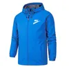 Fashion Outdoor mountaineering jacket men's stormsuit zipper Hooded Jacket printed rainproof sports Brand jacke Plus Size S-5XL