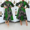 Vêtements Ethniques Mode Robe Africaine Pour Femmes Dashiki Afrique Style Imprimer Riche Bazin Maxi Robes LonguesEthnique