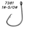 200pcs Lot 1# -5 0# SZ-7381 Sport Circle Hook High Carbon Steel Hooks Hooks Pesca Tackle Associory B7 11316H