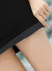 Short Skirts Women Clothes Pleated Chiffon Beach Mini Office Wear Femal High Waist Chic Black 220317