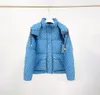 2022 Nouvelles doudounes hommes femmes manteau d'hiver simple mode lettre impression doudoune confortable extérieur chaud Parka décontracté couple multicolore vêtements kaki