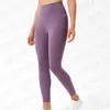 Lus Designer Fitness Atletico Solido Pantaloni da yoga Leggings da donna Ragazze Vita alta Abiti da corsa Donna Sport Legging Pantaloni da donna Allenamento