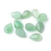 Mode 30 pièces petite taille pierre naturelle 7x10mm jaspe goutte d'eau cabochon perle pour bijoux breloque accessoires faisant BZ906