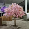 Upscale Artificial Flower Cherry Blossoms Wishing Tree Bröllopsguide Decor Props för Hem Living Room Garden Dekoration