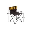 Kampmeubilair 4-6 personen Camping Klaptafel en stoelenset Outdoor Strandbarbecue Zelfrijdende picknick 7-delige setcamp