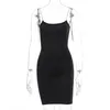 Casual Dresses Bodycon Dress Women Sexy Backless Summer Fashion Sundress Solid Color Clubwear Sling Beach VestidosCasual