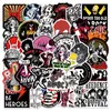 50pcs/Lot Retro Classic Rock Band Stickers Graffiti Stickers for Diy Luggage Laughard Skatoboard Motorboard Proykecle Sticker