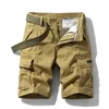 Pantaloncini da uomo estivi Moda Casual Uniformi militari Pantaloni tattici Tute sportive da jogging in cotone Invia cintura 220715