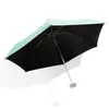Pocket paraplyer Anti UV mini paraply femfaldiga parasol soliga små regn kvinnor solskydd paraguas bärbara för resor 220426