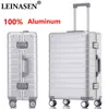 Leinasen Buy Inch Aluminium Rolling Luggage Formcase Fascase حقيبة سبينر العربة على عجلات J220707