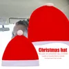 34x33cm عيد الميلاد الديكور قبعة سانتا كلوز ديكور مقعد السيارة مسند قبعة القبعة القبعة