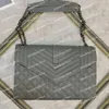 Loulou Bags Designer Convelope Bag Высококачественная цепная сумка для плеча модные кожа кросс -кузов роскошная леди Paris Classic