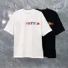 22SS MEN TTONTシャツデザイナーポロスTシャツとティーカラフルな手紙印刷夏半袖ブランドファッション服S-XLトップス